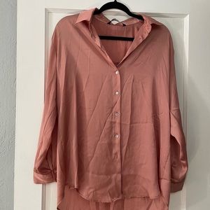 Silk Zara shirt, brand new